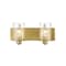 Z-Lite Beckett 2 Light Vanity, Olde Brass And Clear Seedy 492-2V-OBR - alternate 2
